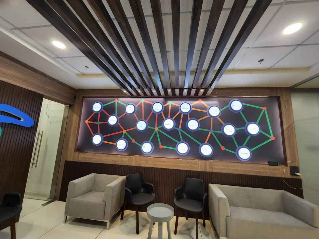 Connect Dots Wall Design | Concepts Architects & Interior Designers